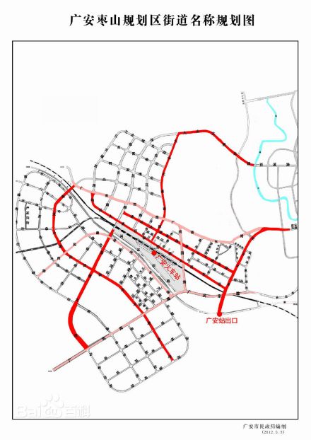 （四川?。V安市廣安棗山物流商貿(mào)園區(qū)縣情介紹（含自然地理地圖水系圖）