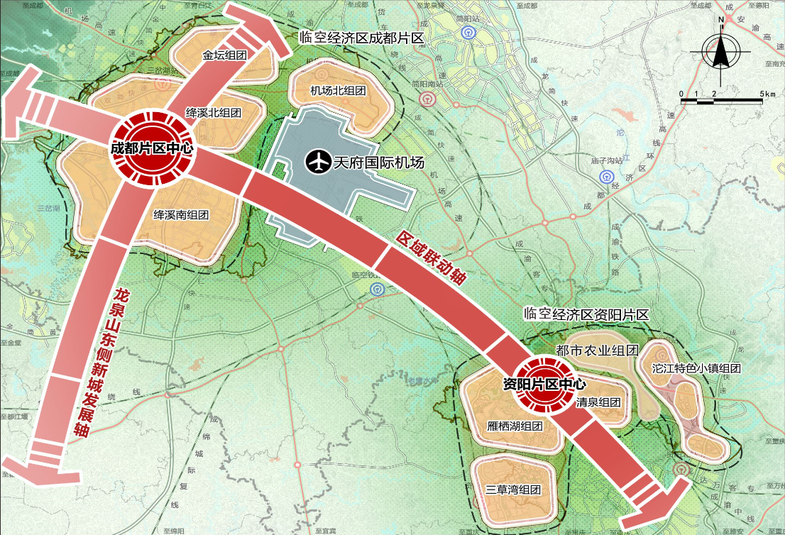 （四川?。┵Y陽市資陽市臨空經濟區(qū)縣情介紹（含自然地理地圖水系圖）
